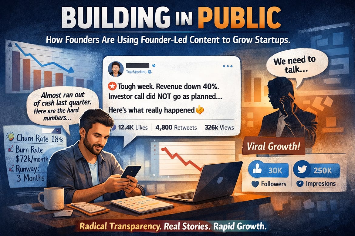 Building in Public: How Founders Are Using Founder-Led Content to Grow Startups